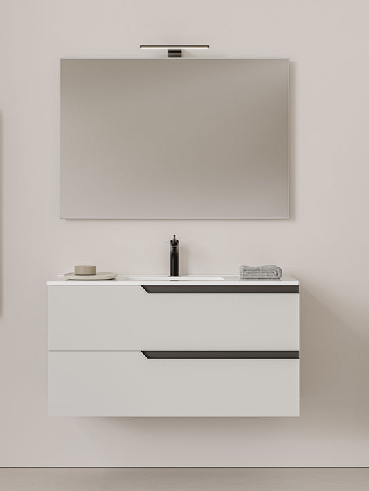 Ensemble BOHE Meuble et Plan Vasque 100 cm