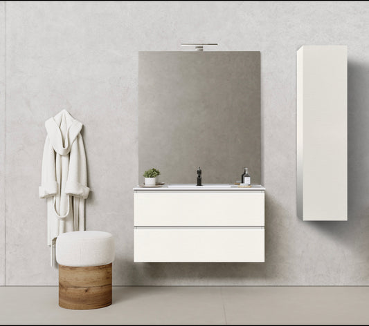 PACK CAIRO Meuble et Plan Vasque 60 cm + Colonne CAIRO