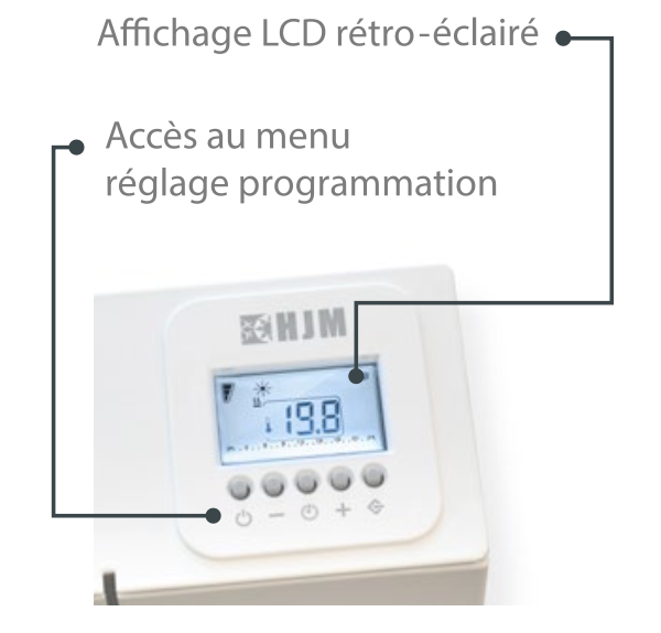 Radiateur Électrique en Céramique Bas NEW YORK