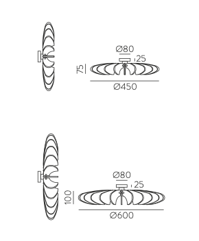Lampe Murale Intérieure ROSA DEL DESIERTO