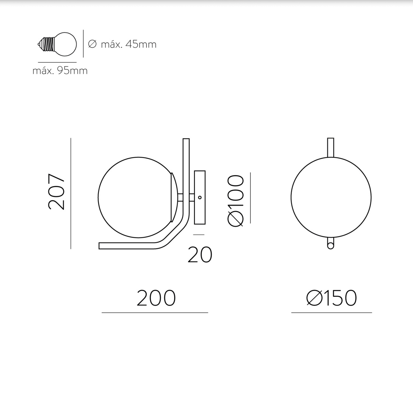 Lampe Murale Intérieure MAUI