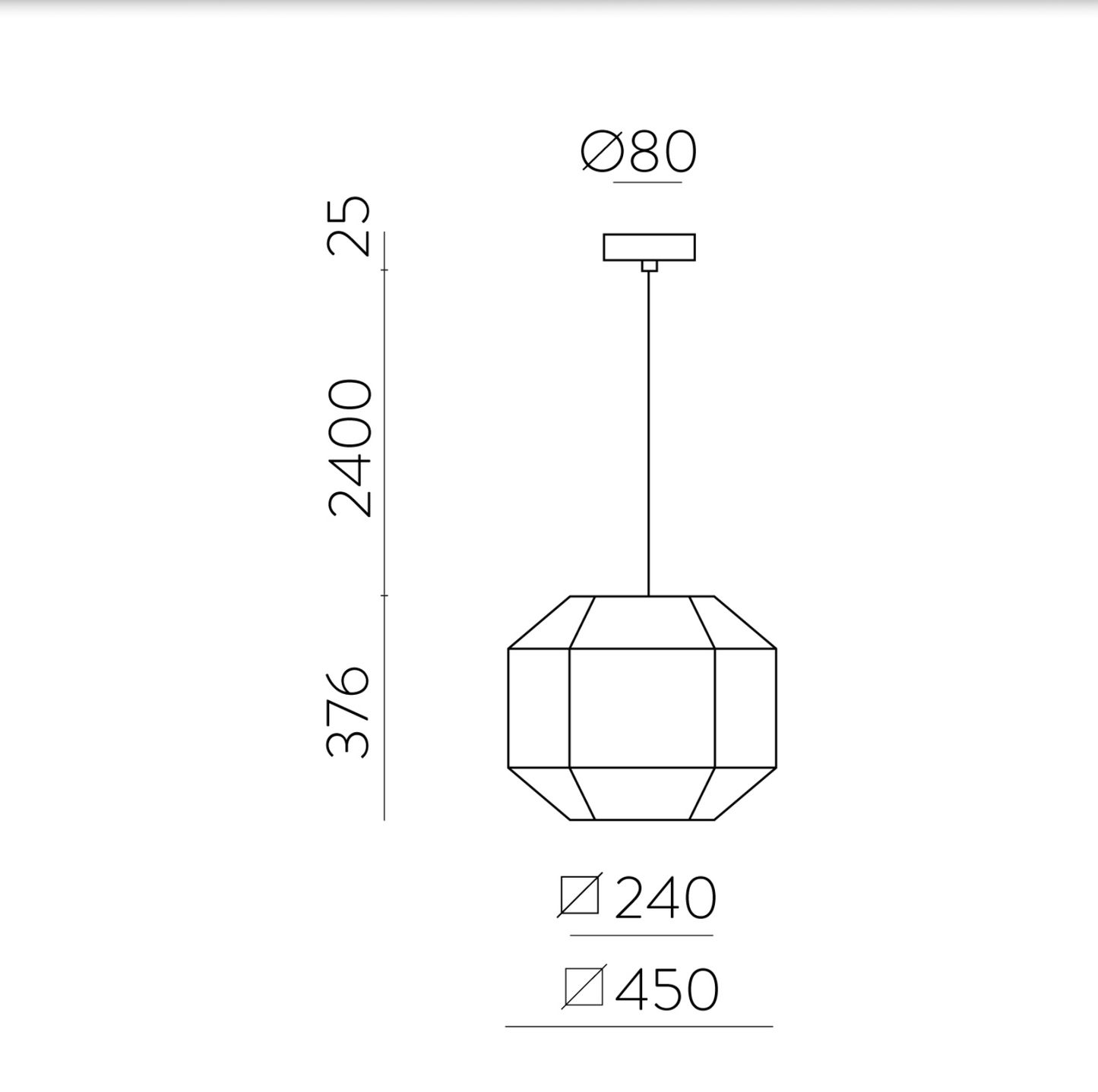 Lampe Suspendue Intérieure BAUHAUS