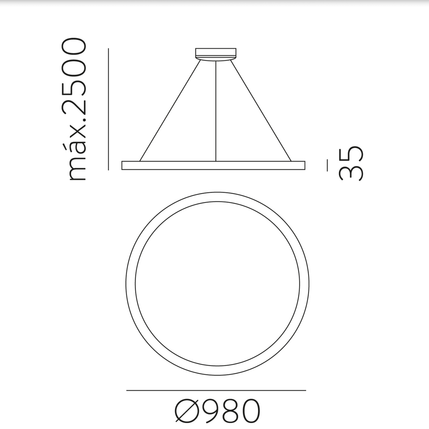 Lampe Suspendue Intérieure 100W GRACE