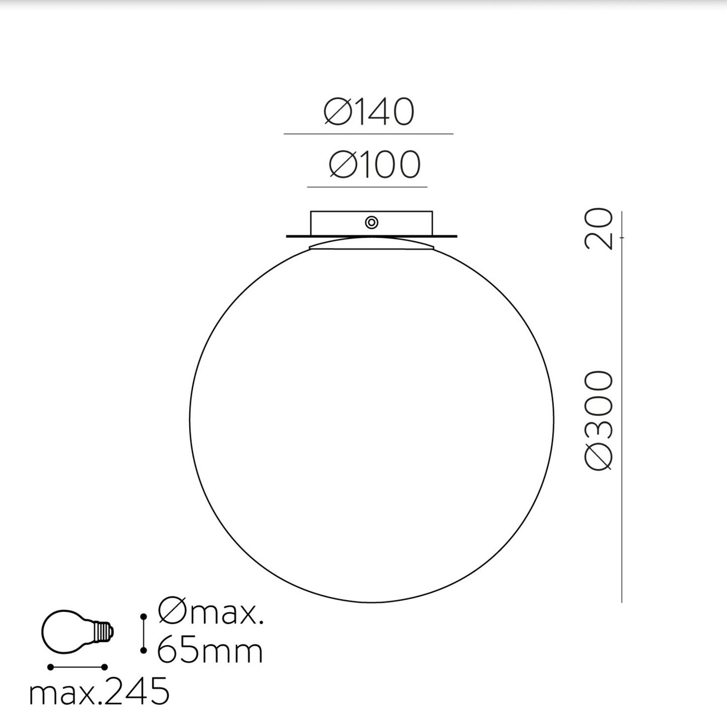 Plafonnier Intérieur PARMA