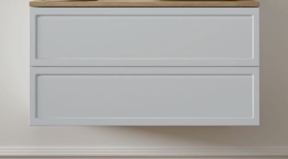 Ensemble FRAME Meuble et Plan Vasque 80 cm