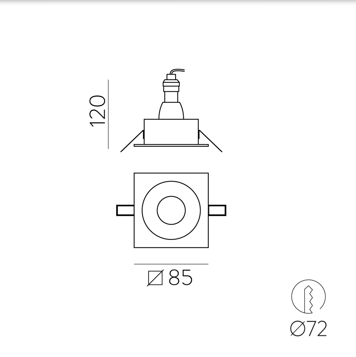 Spot Intérieur Encastré VELT