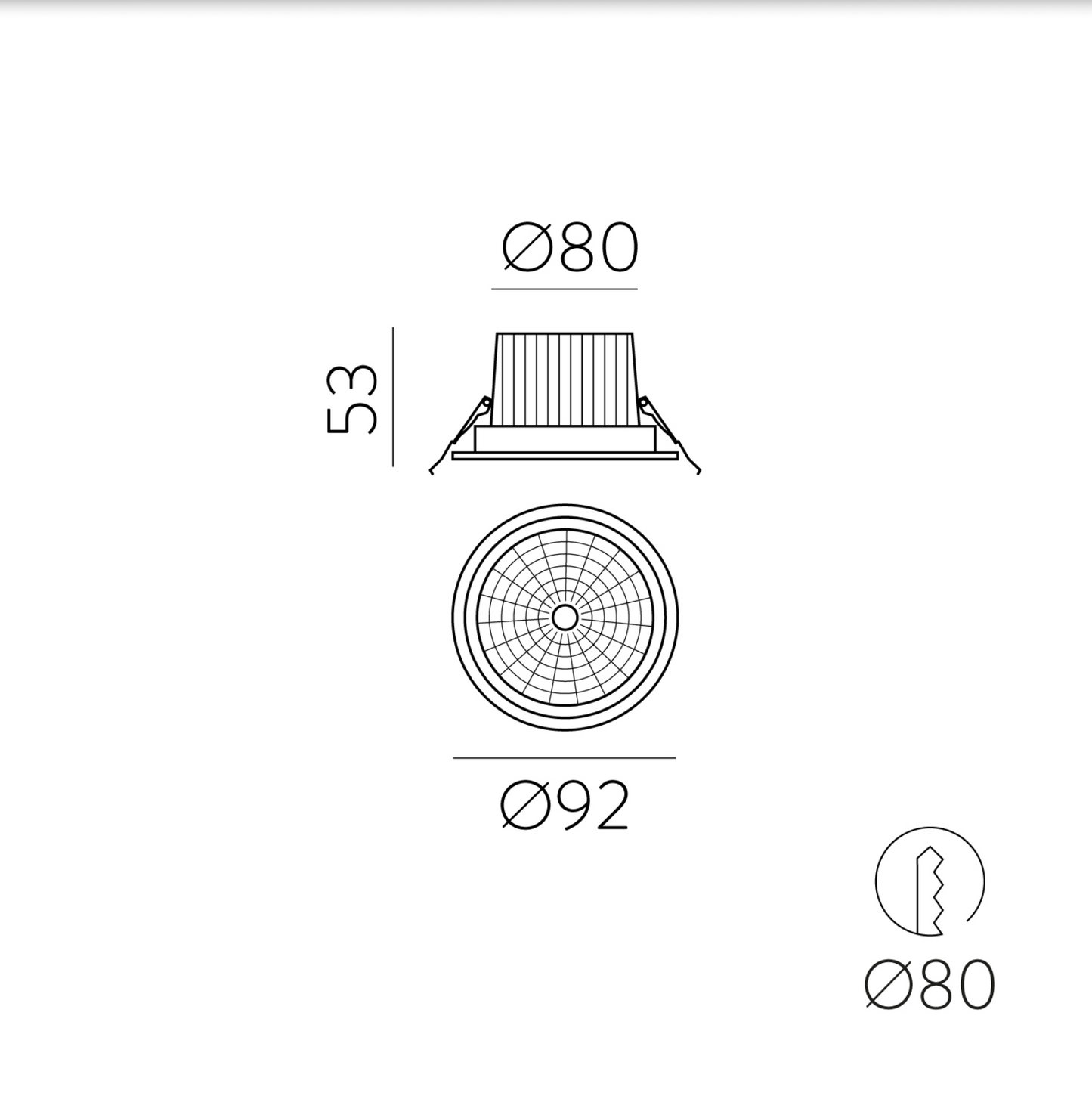 Spot Intérieur Encastré SAFE