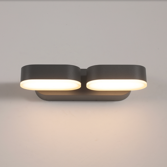 Lampe Murale Extérieure 2 Spots KANSAS