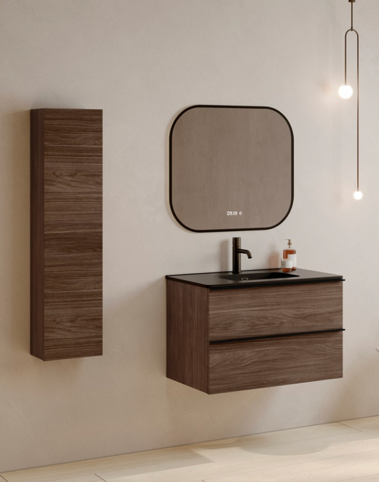 PACK NICE Meuble et Plan Vasque 100 cm + Colonne SUN