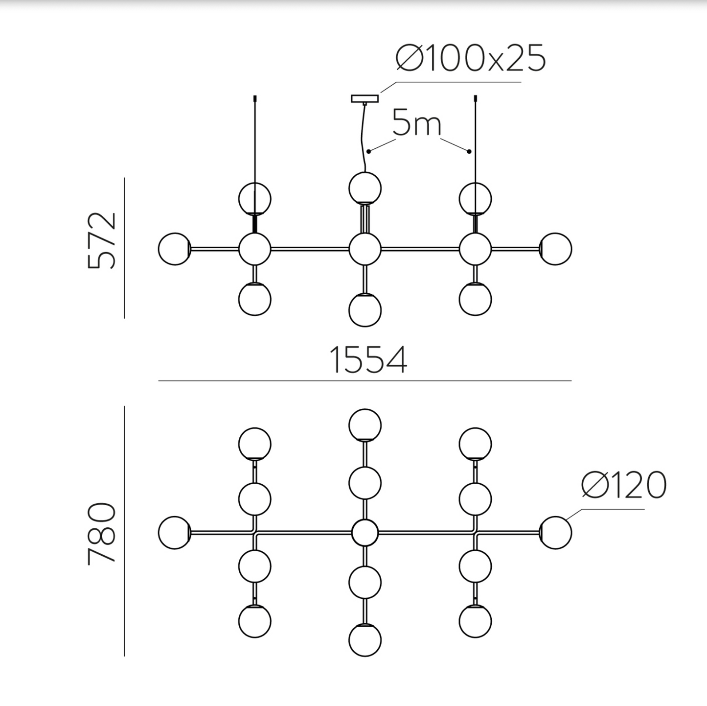 Lampes Suspendues Intérieures DORIS XL