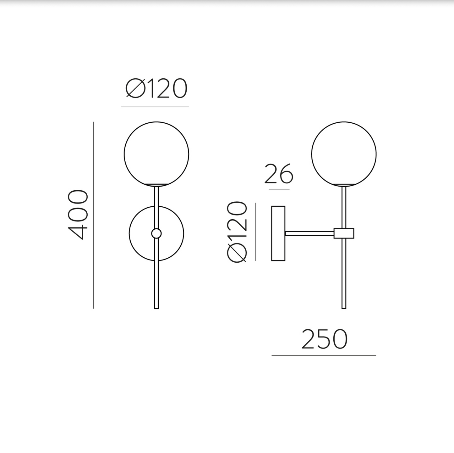 Lampe Murale Intérieure DORIS