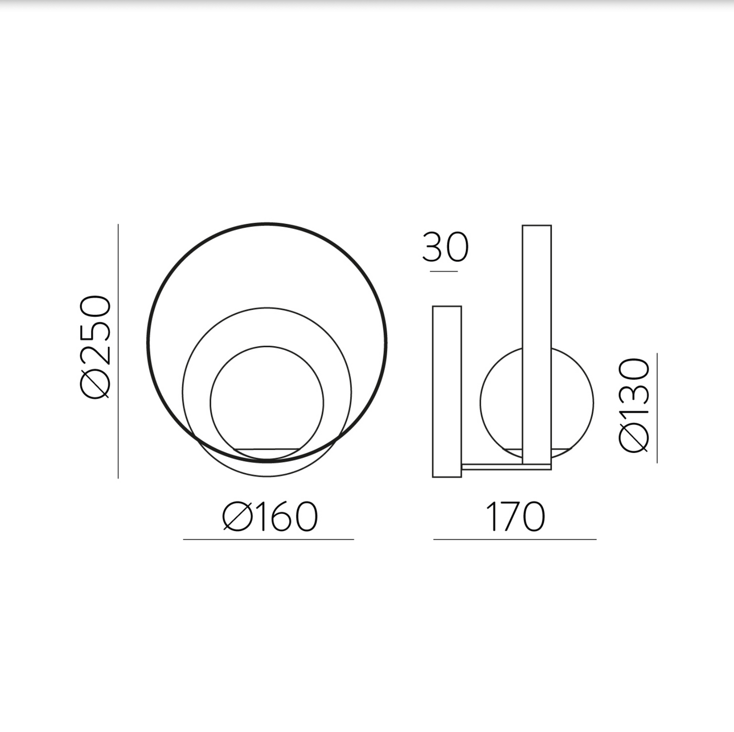 Lampe Murale Intérieure HALO