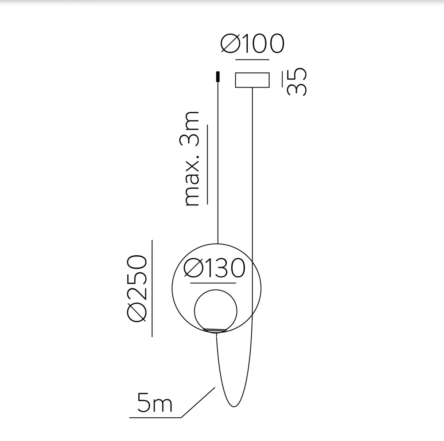 Lampe Suspendue Intérieure HALO