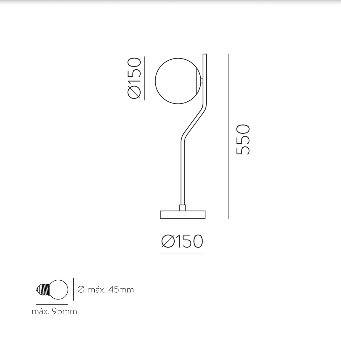 Lampe à Poser Intérieure MAUI