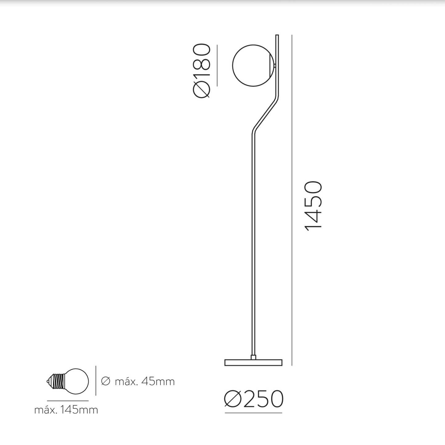 Lampadaire Intérieur MAUI