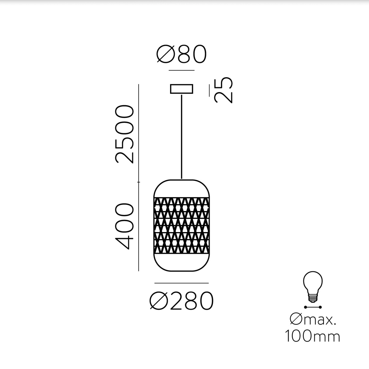 Lampe Suspendue Intérieure Fait Main VIVIAN
