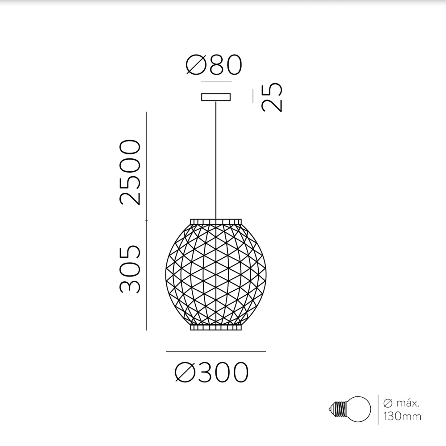 Lampe Suspendue Intérieure LENNIS
