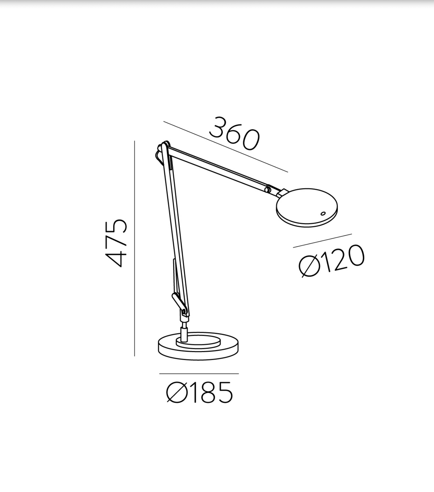Lampe à Poser Intérieure de Bureau LUXA