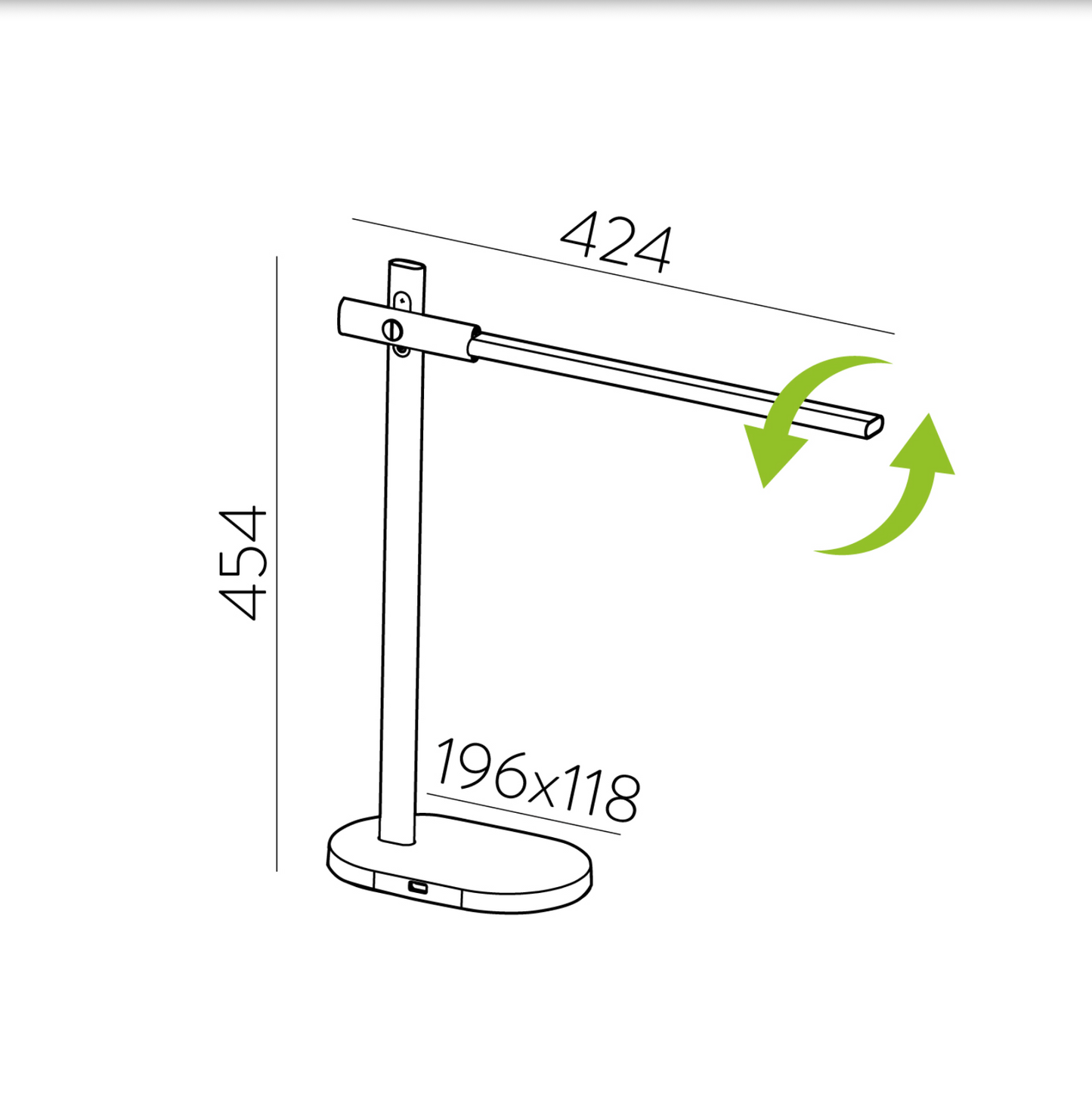 Lampe à Poser Intérieure de Bureau LAYSAN