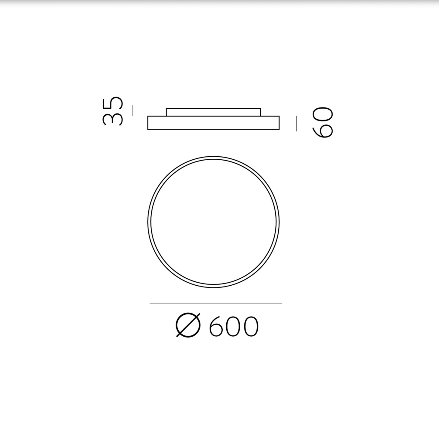 Plafonnier Intérieur 60W+8W LISBOA