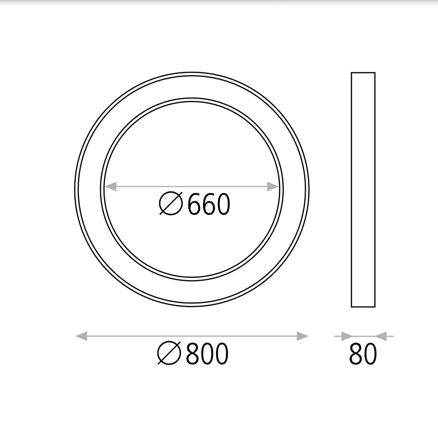 Plafonnier Intérieur 75W ALISO