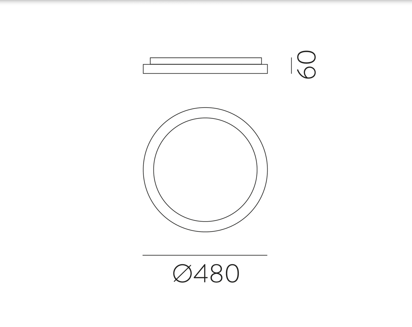 Plafonnier Intérieur 40W GRACE