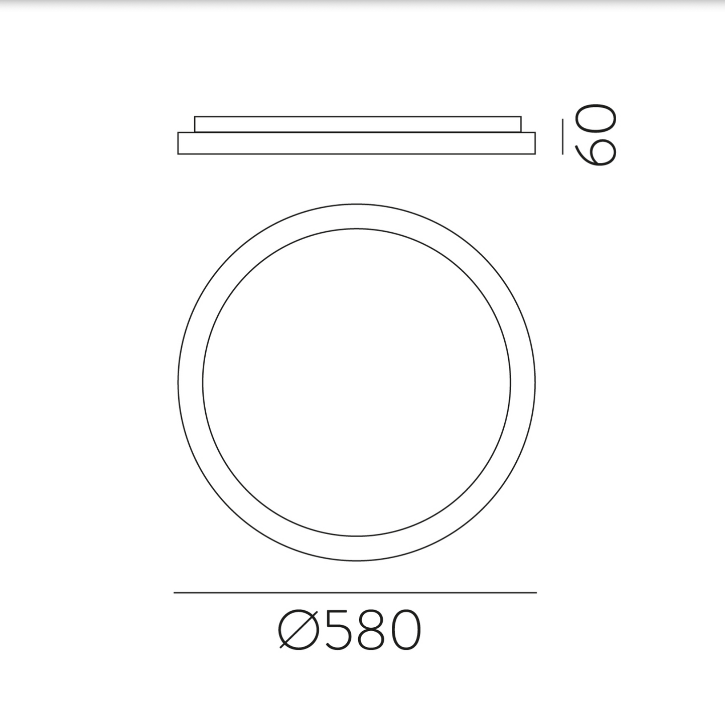 Plafonnier Intérieur 50W GRACE