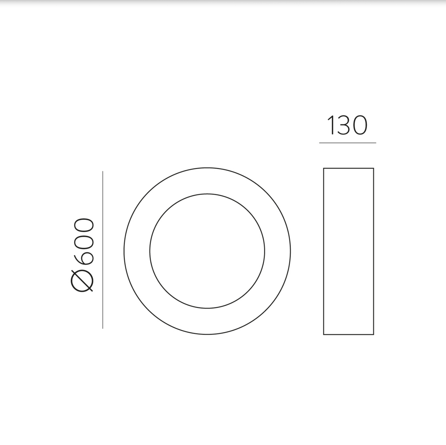 Plafonnier Intérieur 48W DILGA