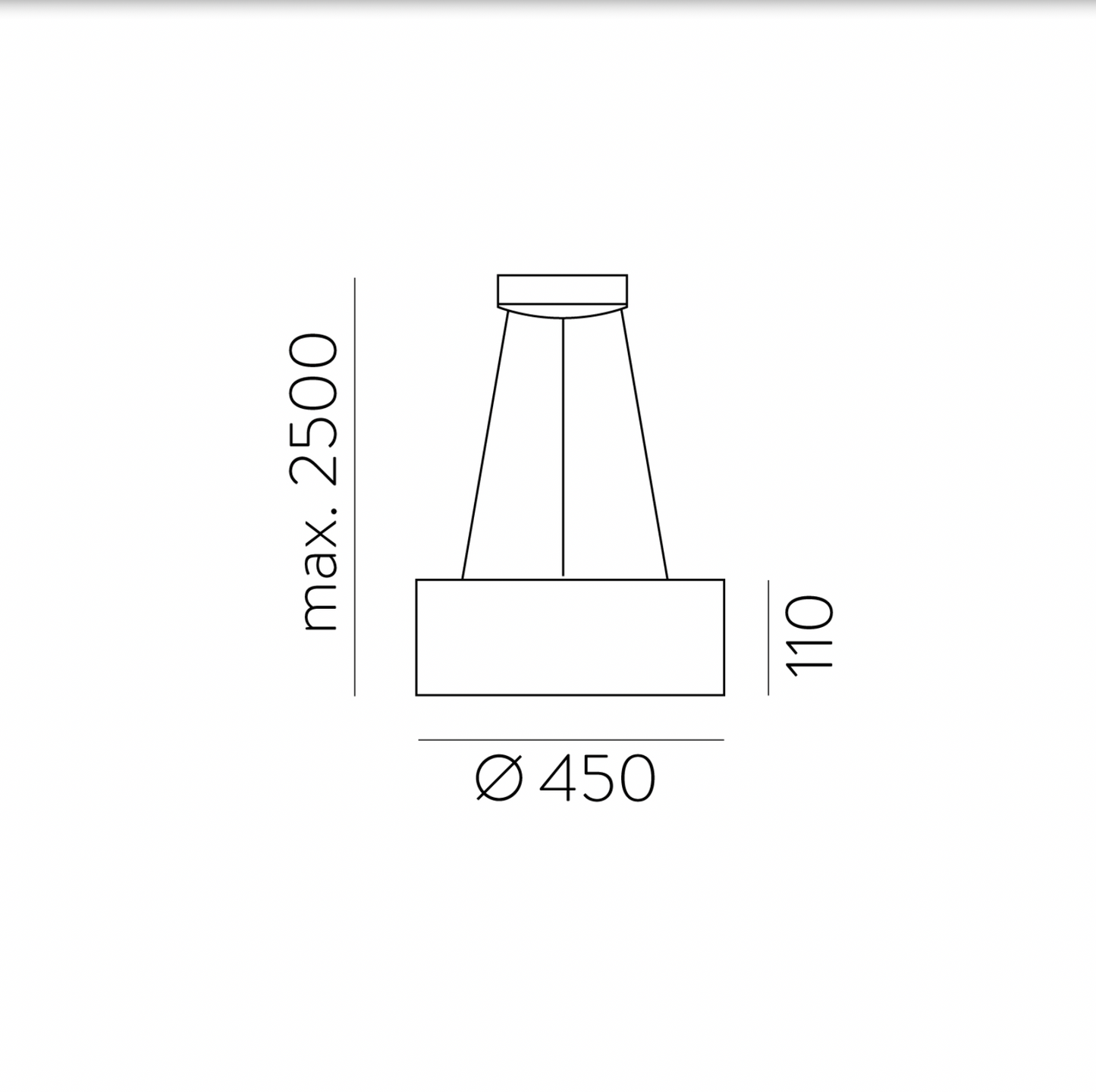 Lampe Suspendue Intérieure 27W DILGA