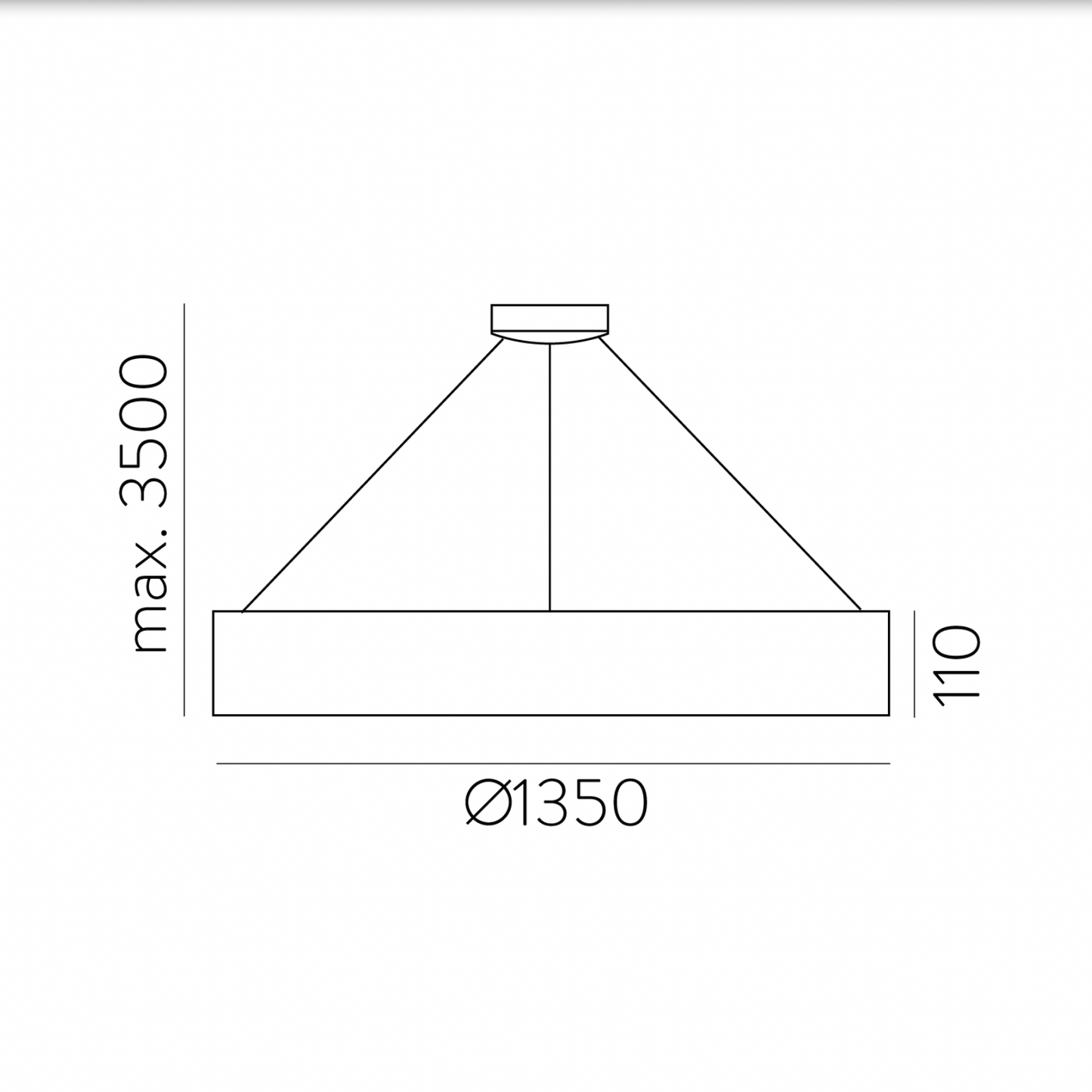 Lampe Suspendue Intérieure 168W DILGA