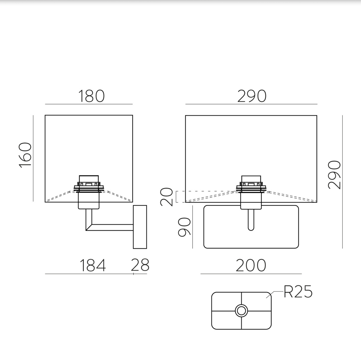 Lampe Murale Intérieure ROMEO