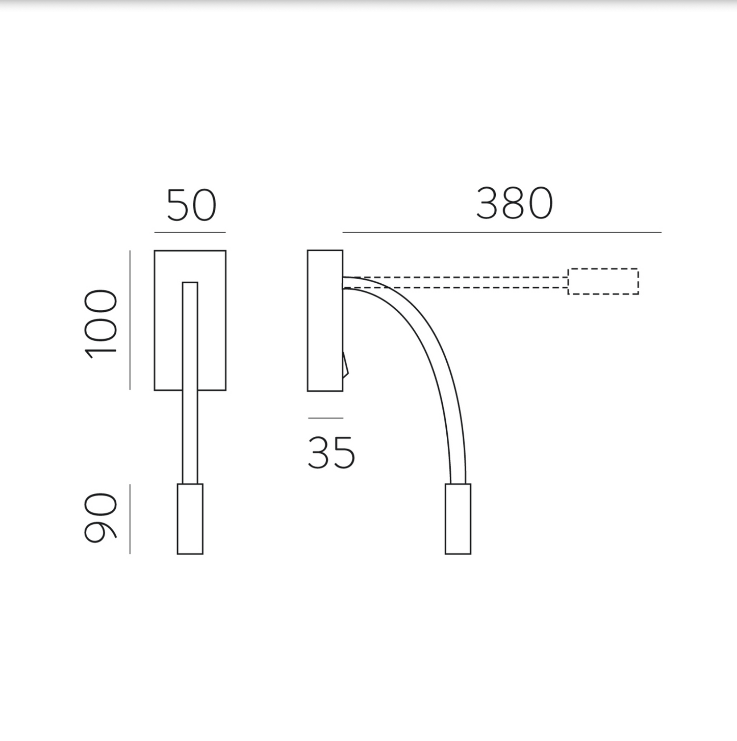 Lampe Murale Intérieure Ajustable CIO