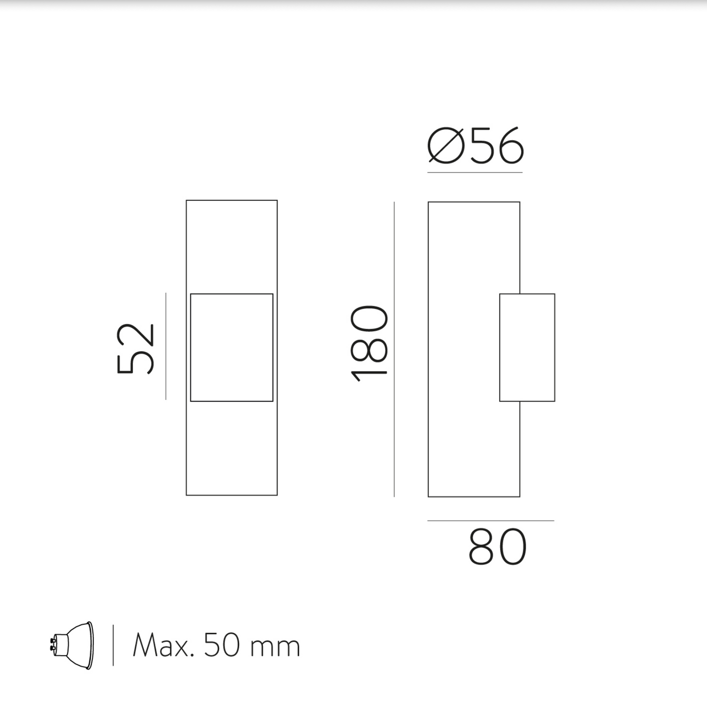 Lampe Murale Intérieure ZOOM