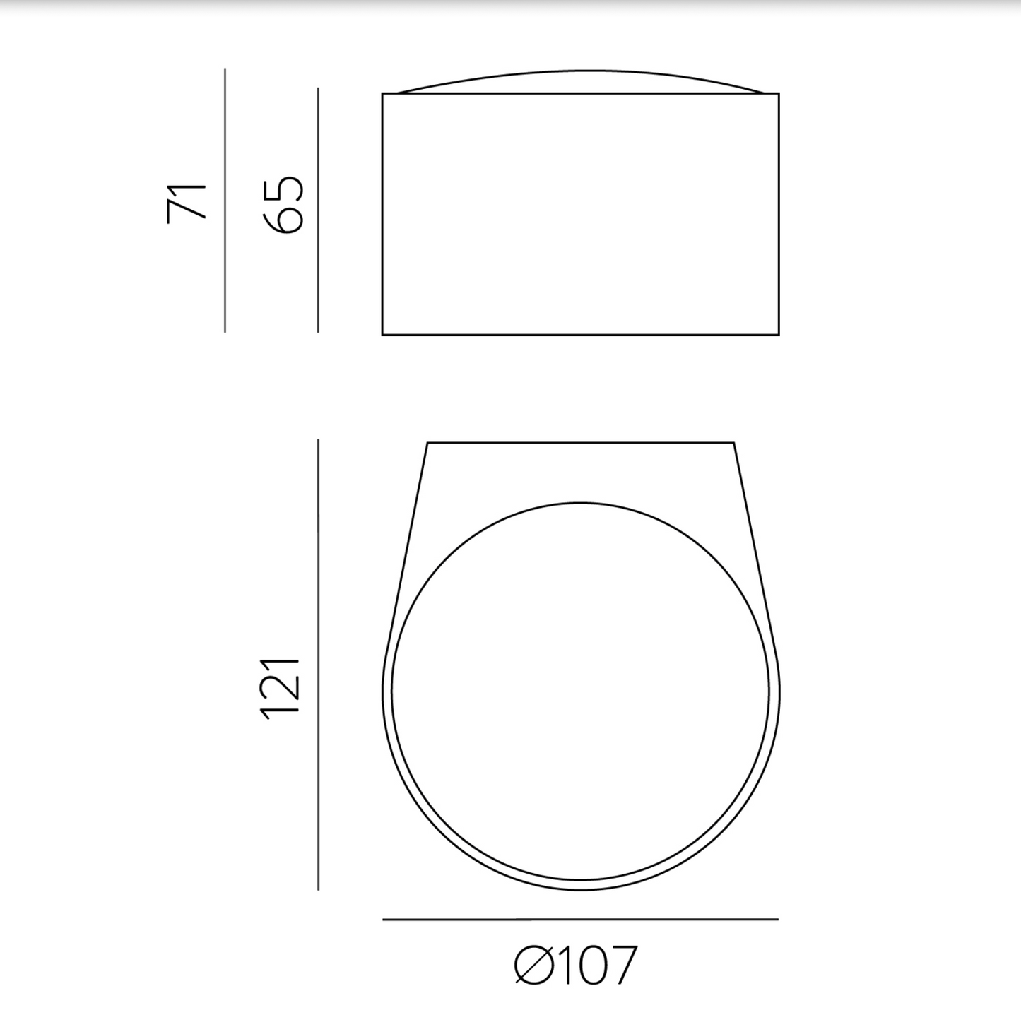 Lampe Murale Intérieure 1L ANIA