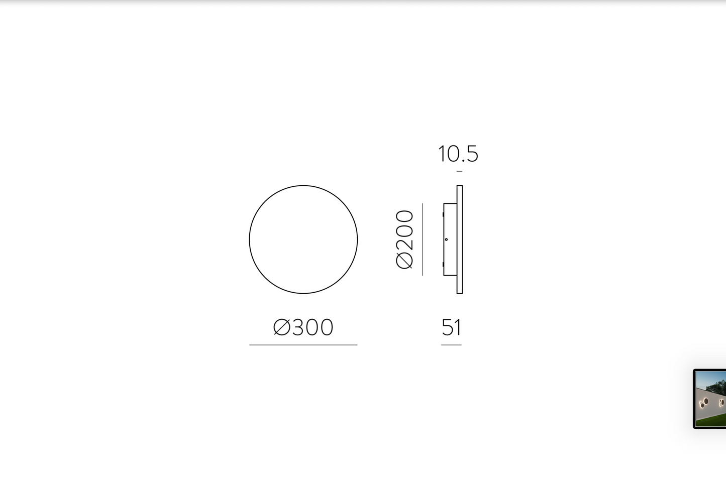 Lampe Murale 11W COMBO