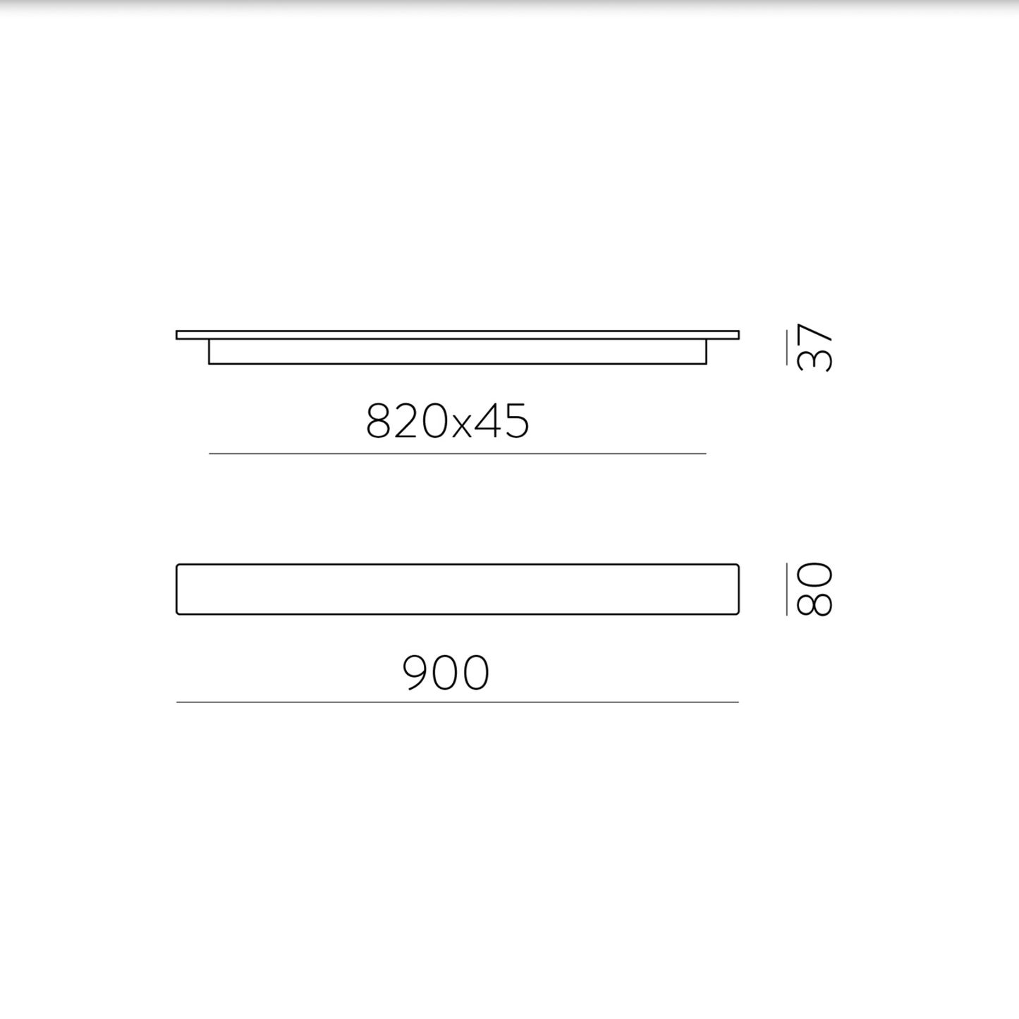 Lampe Murale Intérieure Horizontale 30W FOSCA