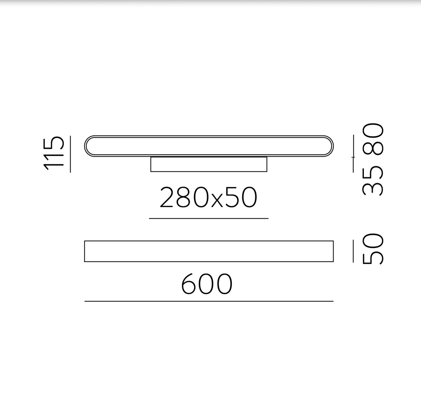 Lampe Murale Intérieure Horizontale 31W GALA