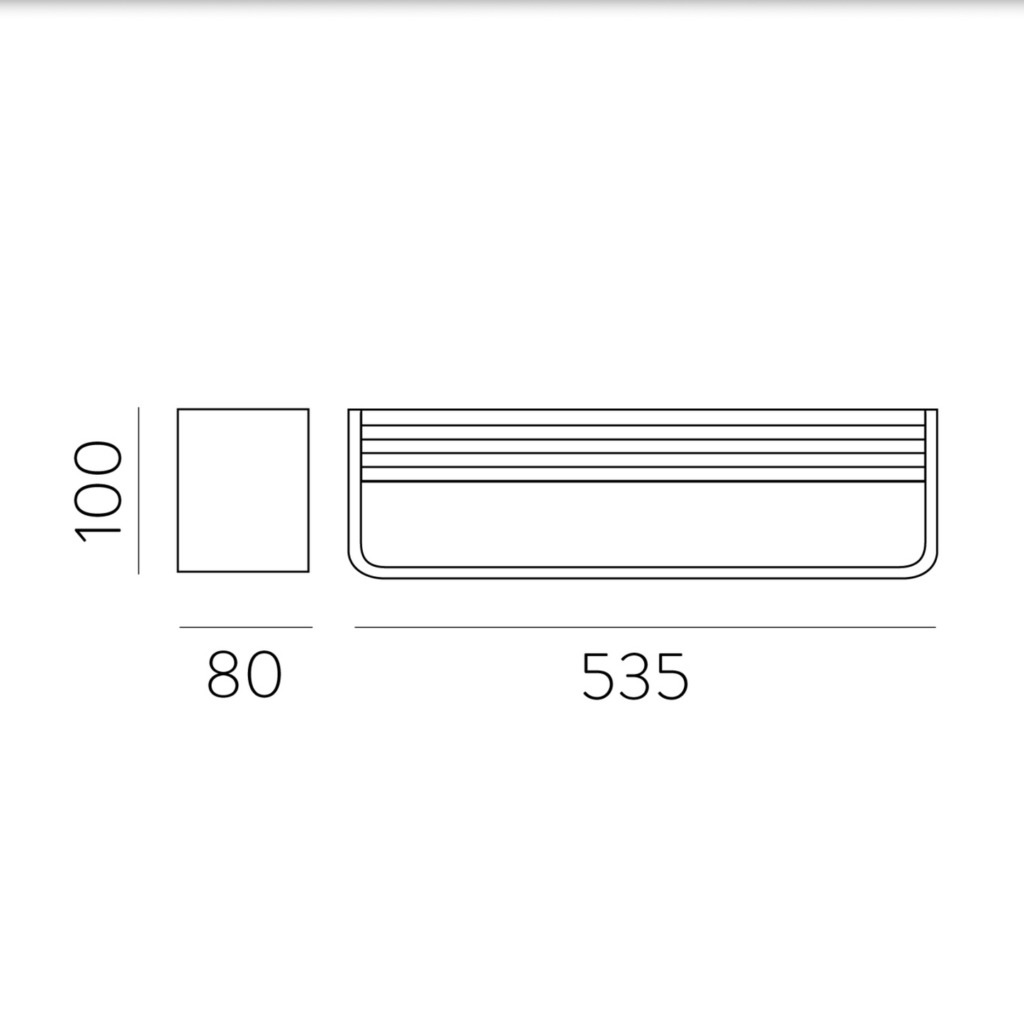 Lampe Murale Intérieure Horizontale 32W ICON