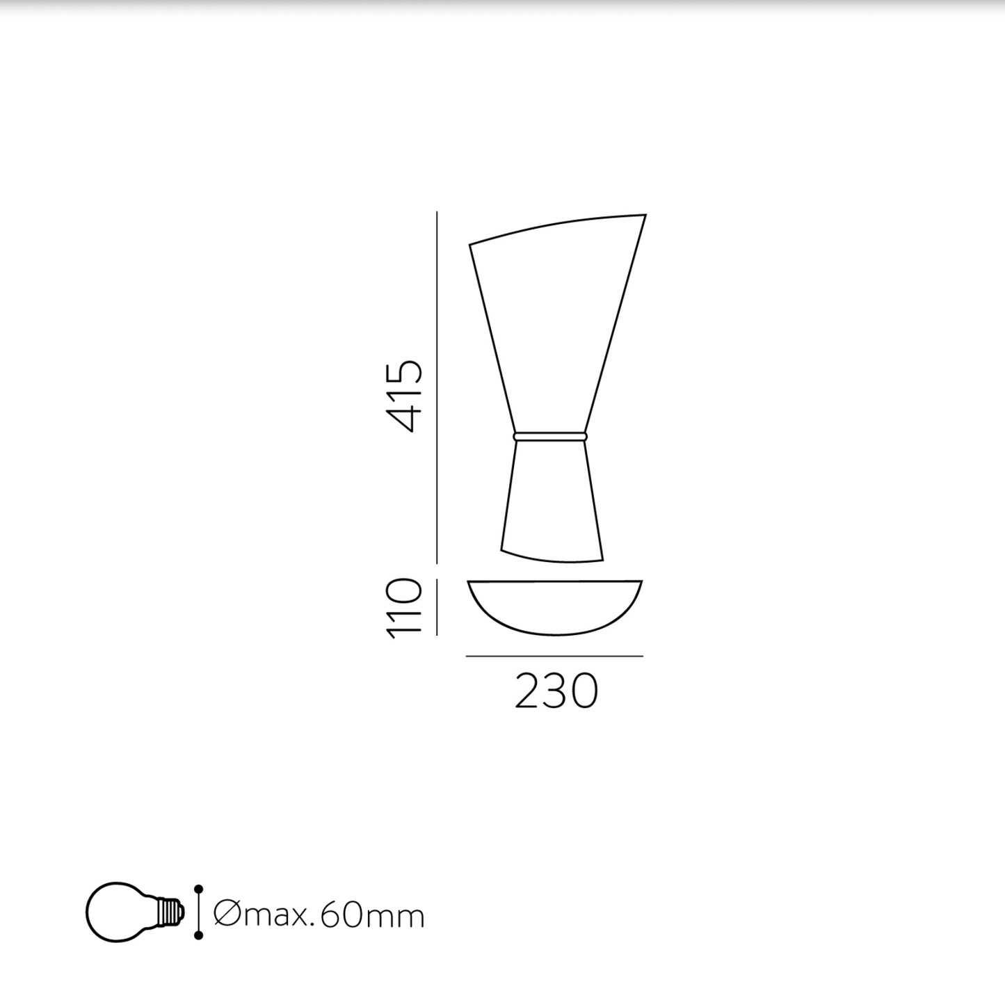 Lampe Murale Intérieure PERLA