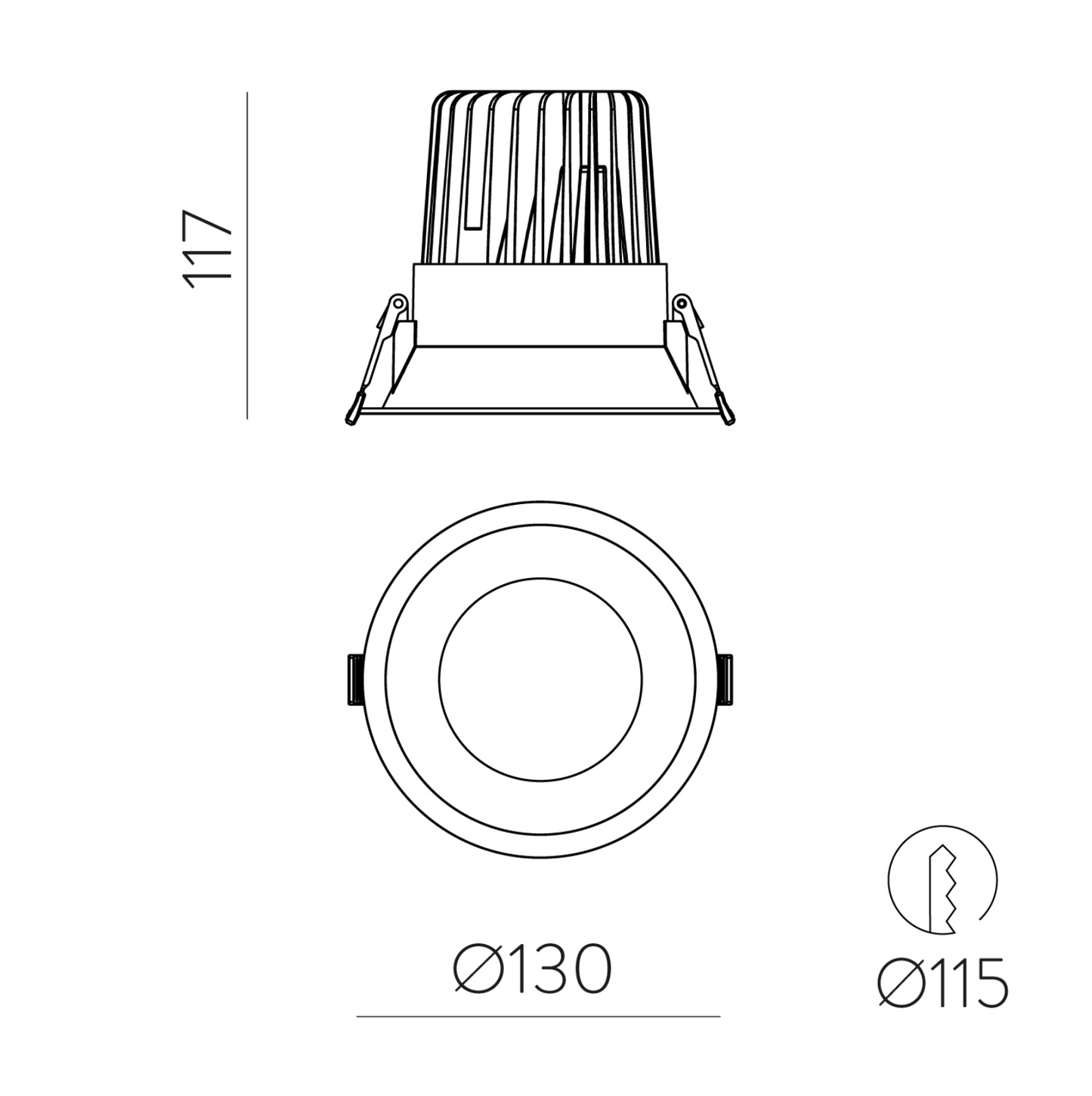 Spot Intérieur Encastré KIDAL