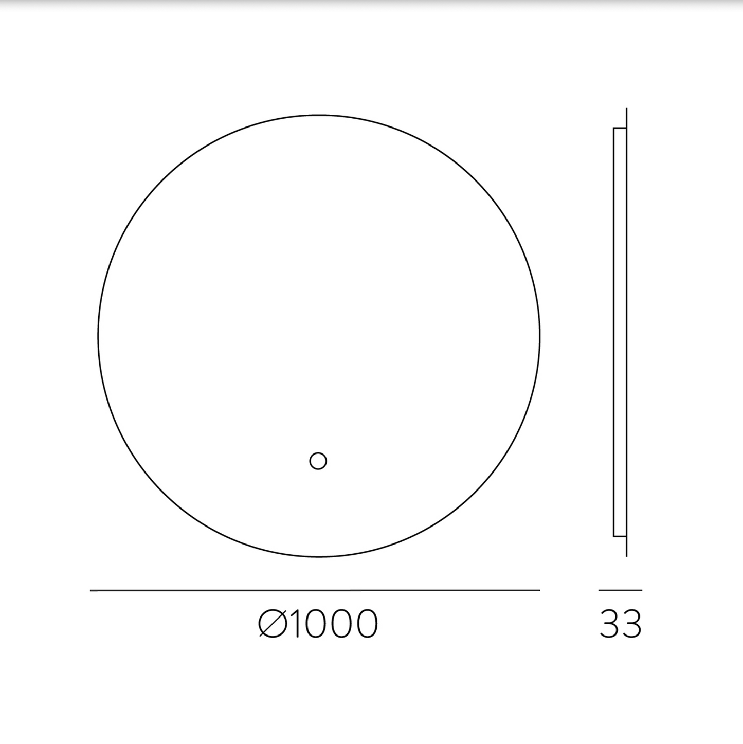 Miroir Led Rond Tactile BARI