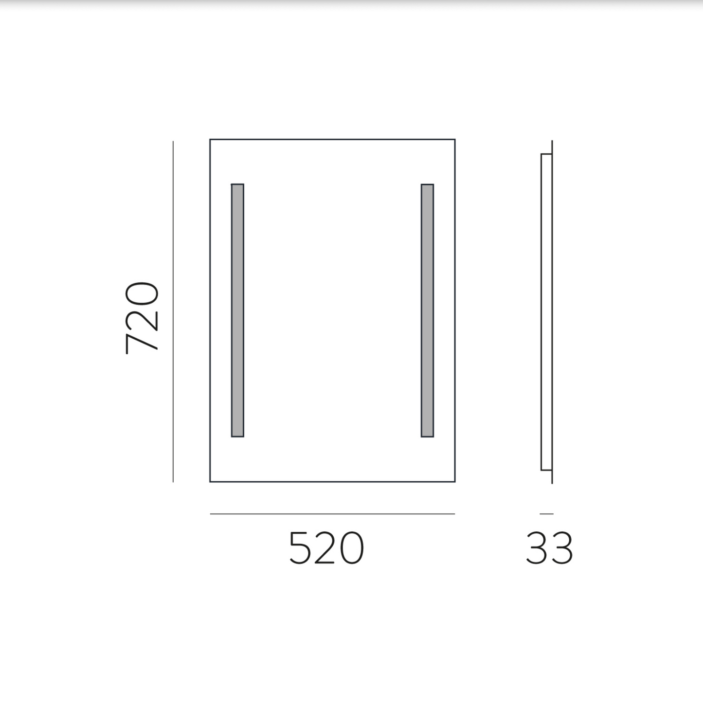 Miroir Led Rectangulaire JOUR