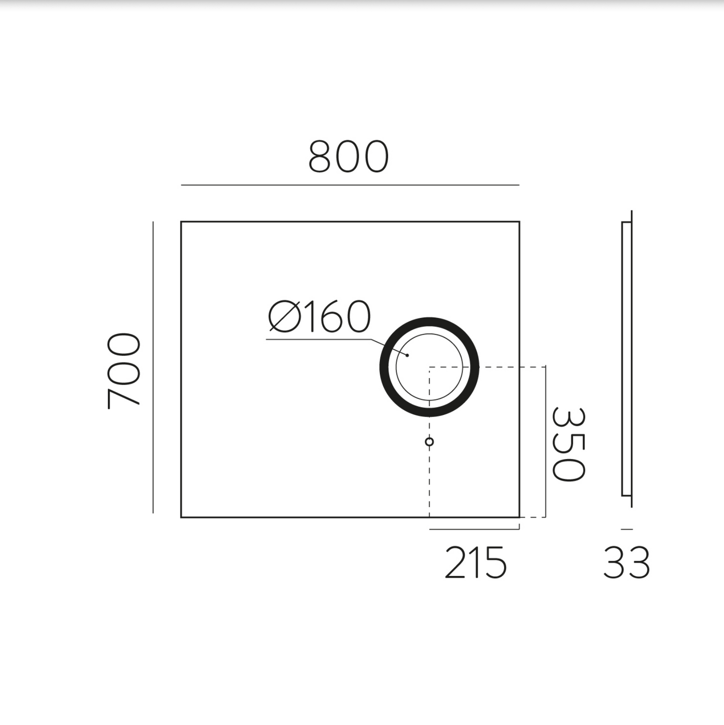 Miroir Led Rectangulaire Tactile OLTER