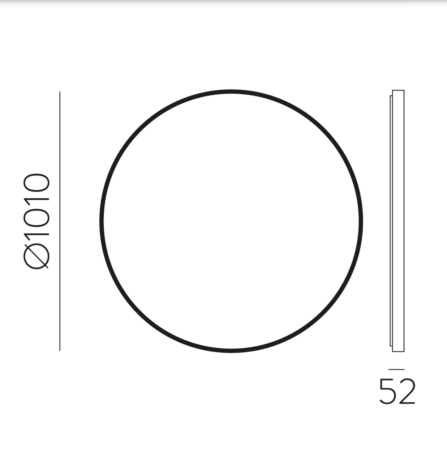 Miroir Led Rond OLBIA