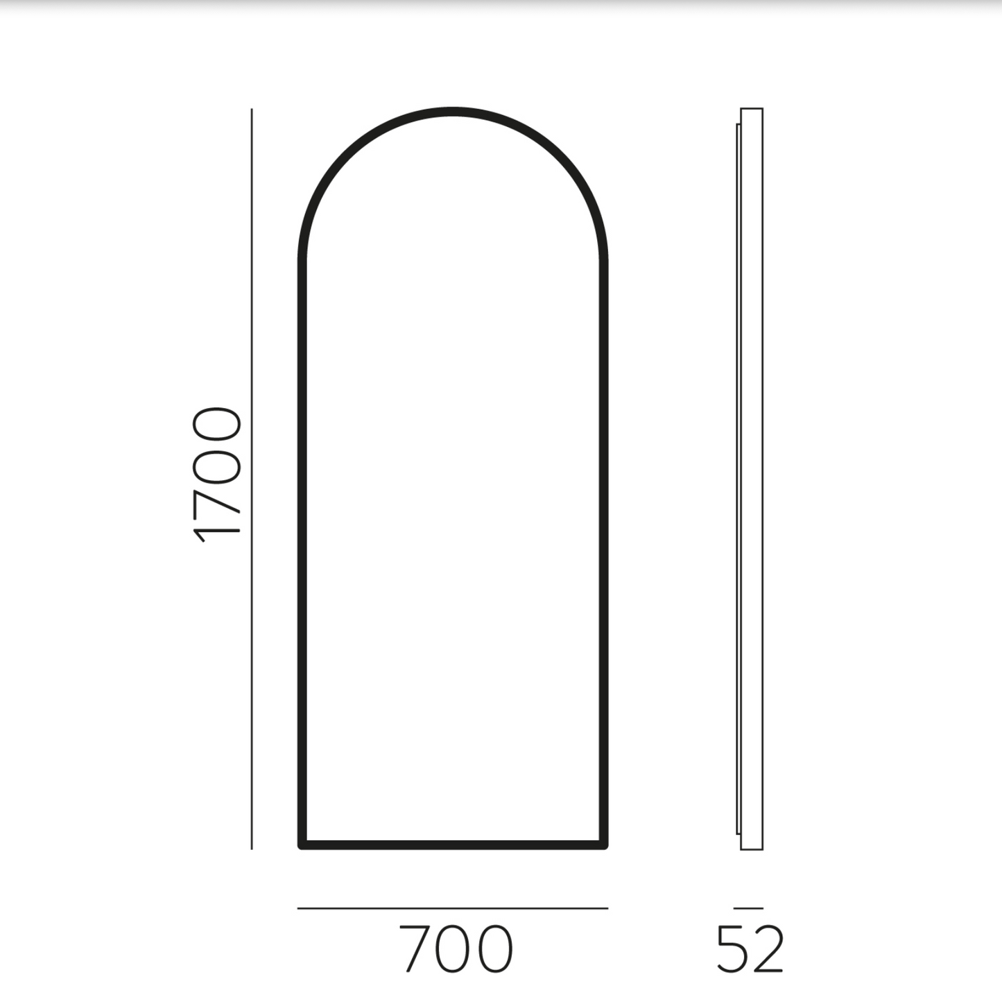 Miroir Led En Arc GIORGIA