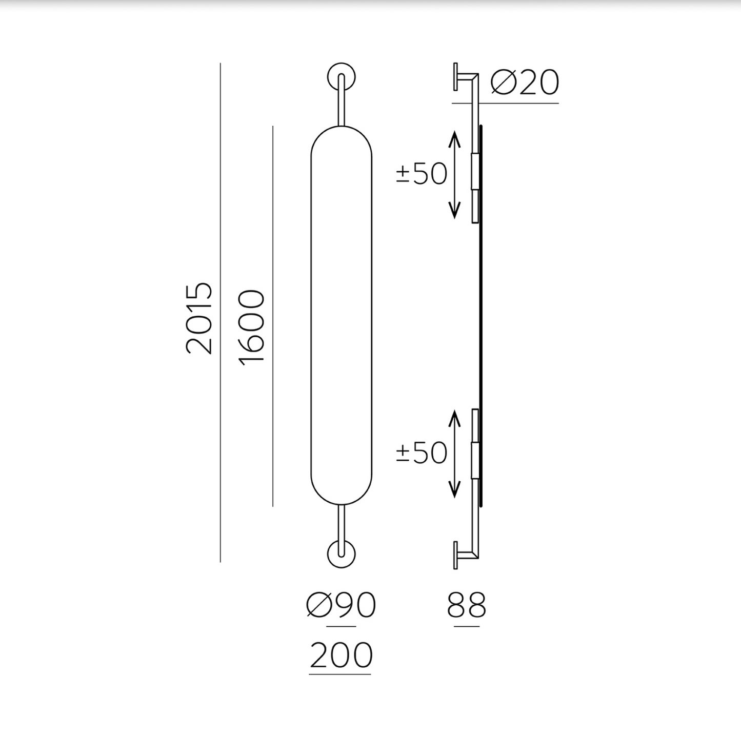 Miroir Vertical DRESSCODE