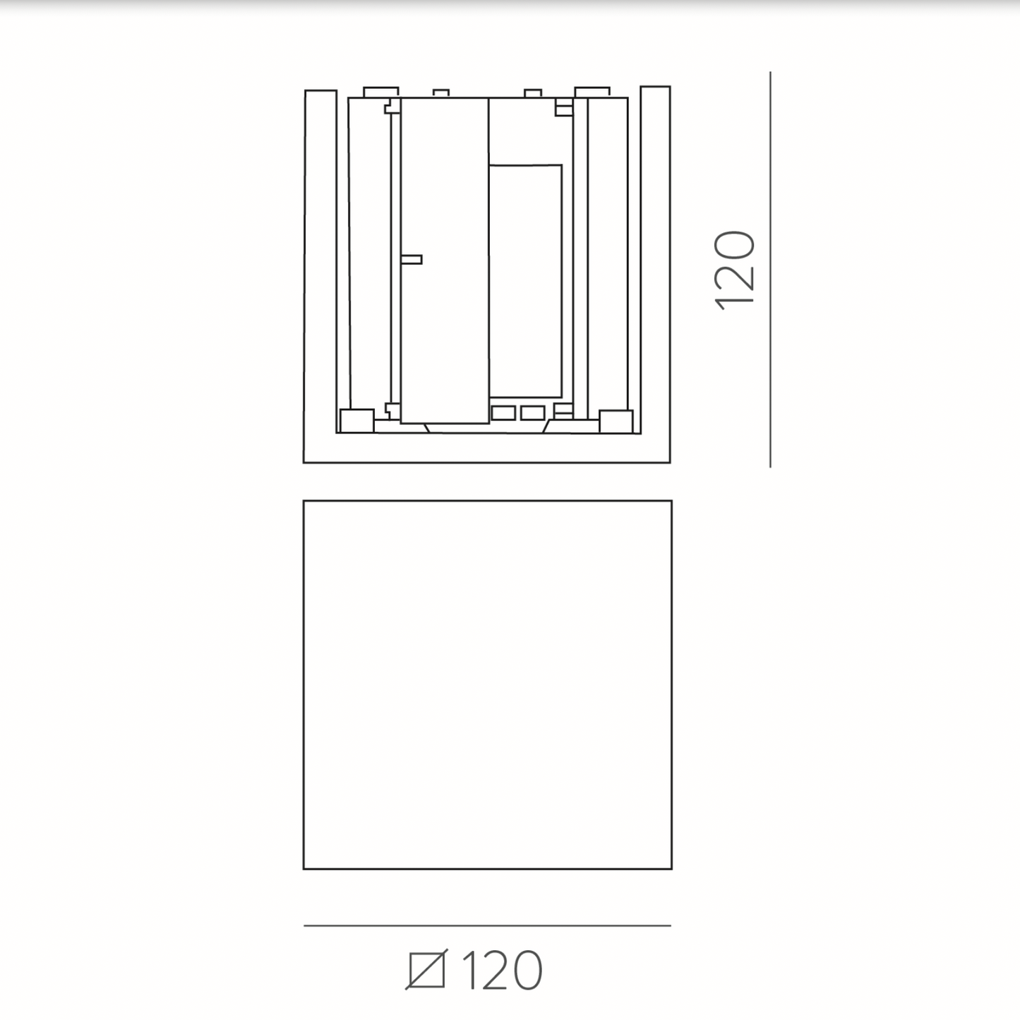 Lampe Murale Extérieure PERSEO