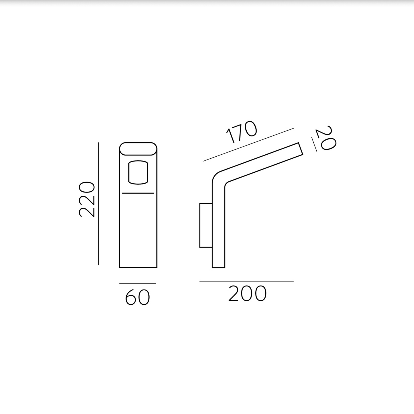 Lampe Murale Extérieure ZEN