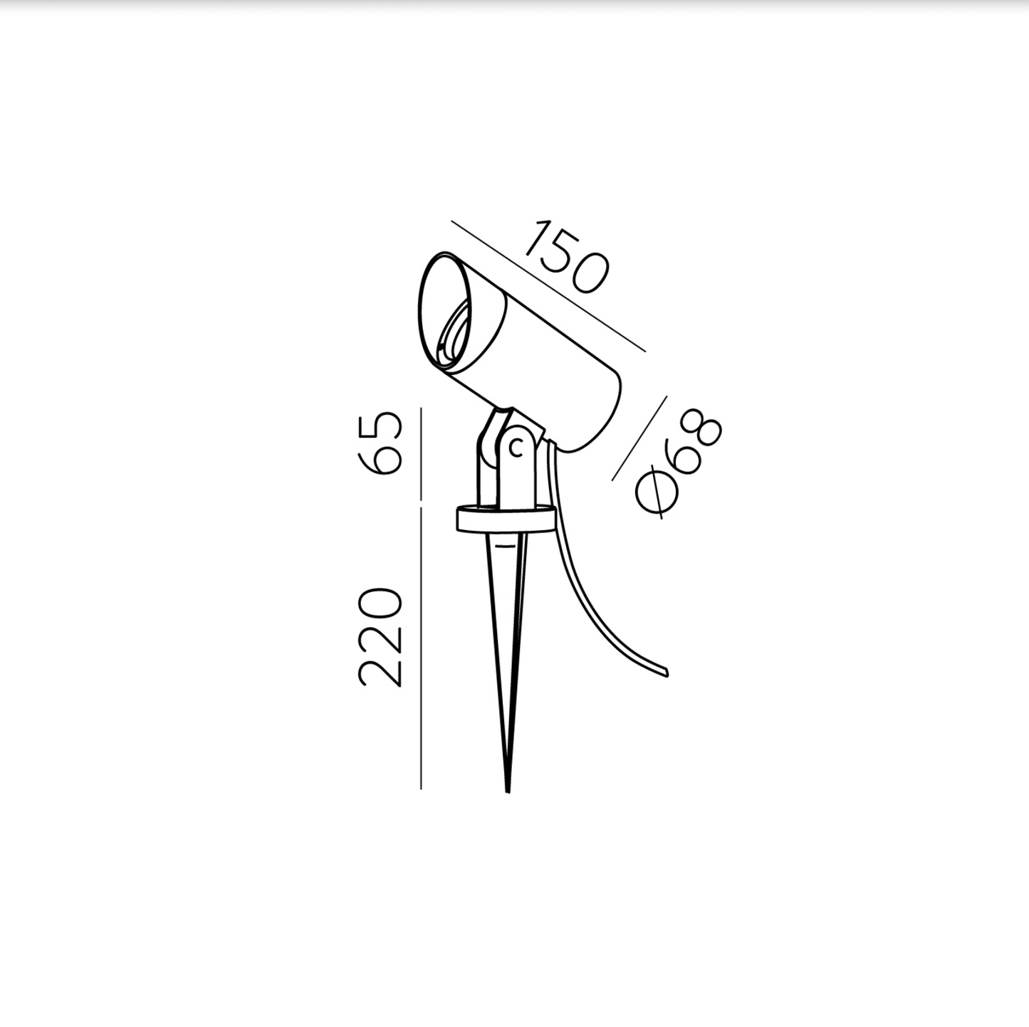 Lampe Sur Piquet Extérieure SEIREN