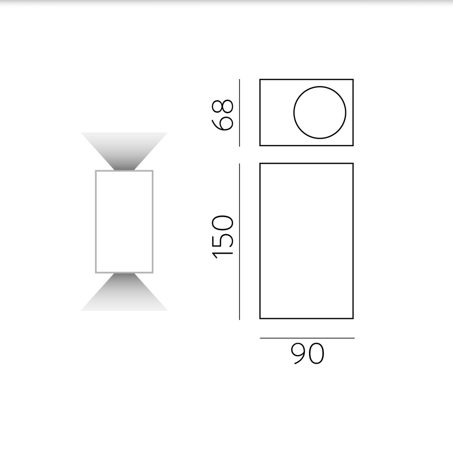 Lampe Murale Extérieure OKRA
